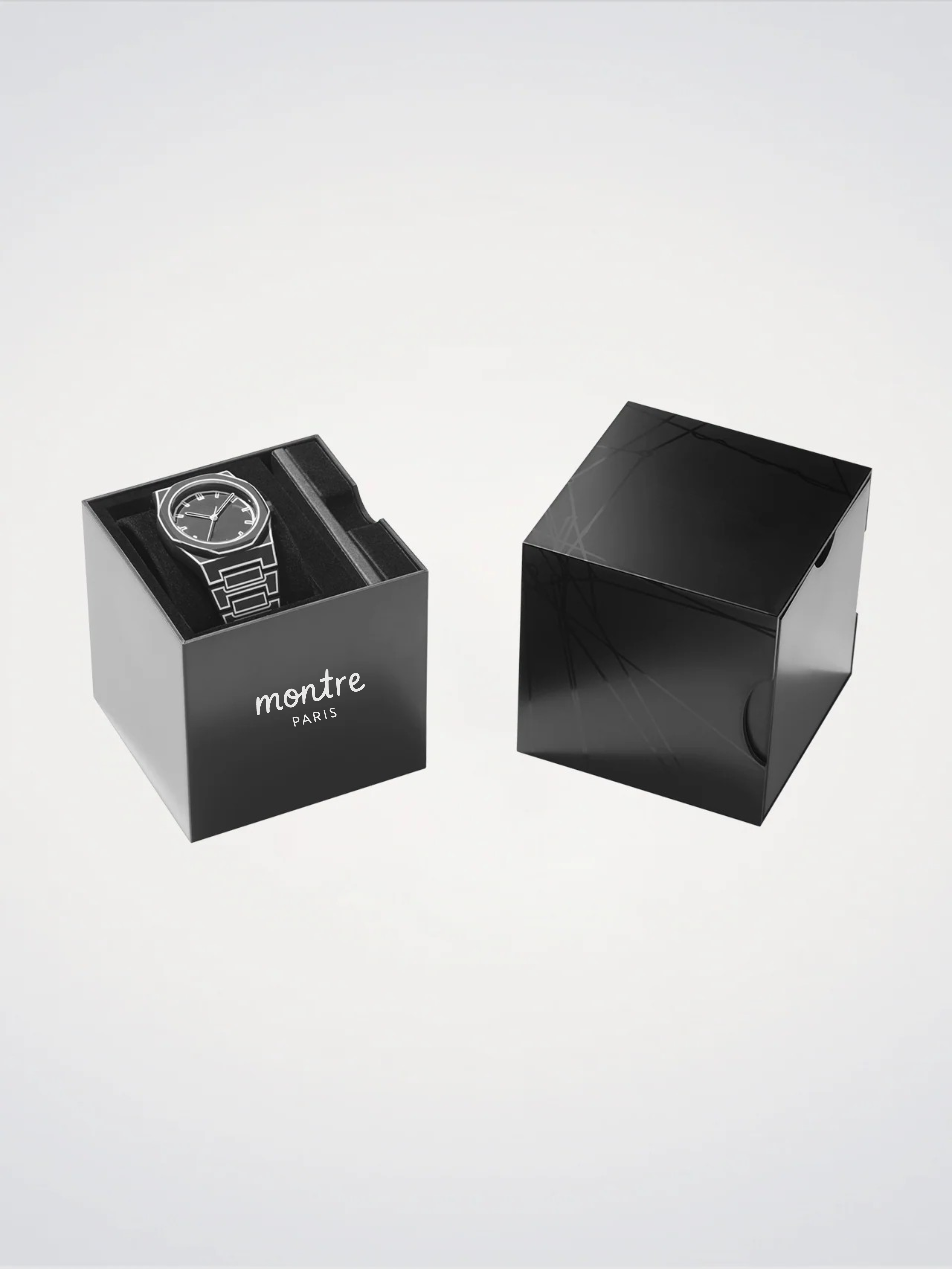 montre - sketch noir